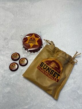 Fallout Sunset Sarsaparilla Bottlecaps & Magnetic Bottle Opener